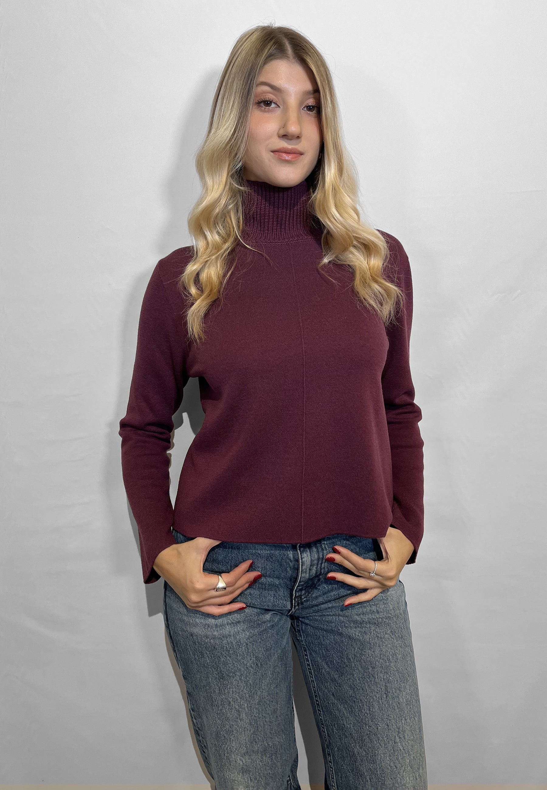 GRAN SASSO Maglia Donna Lupetto Pura Lana ART. 57232/14432