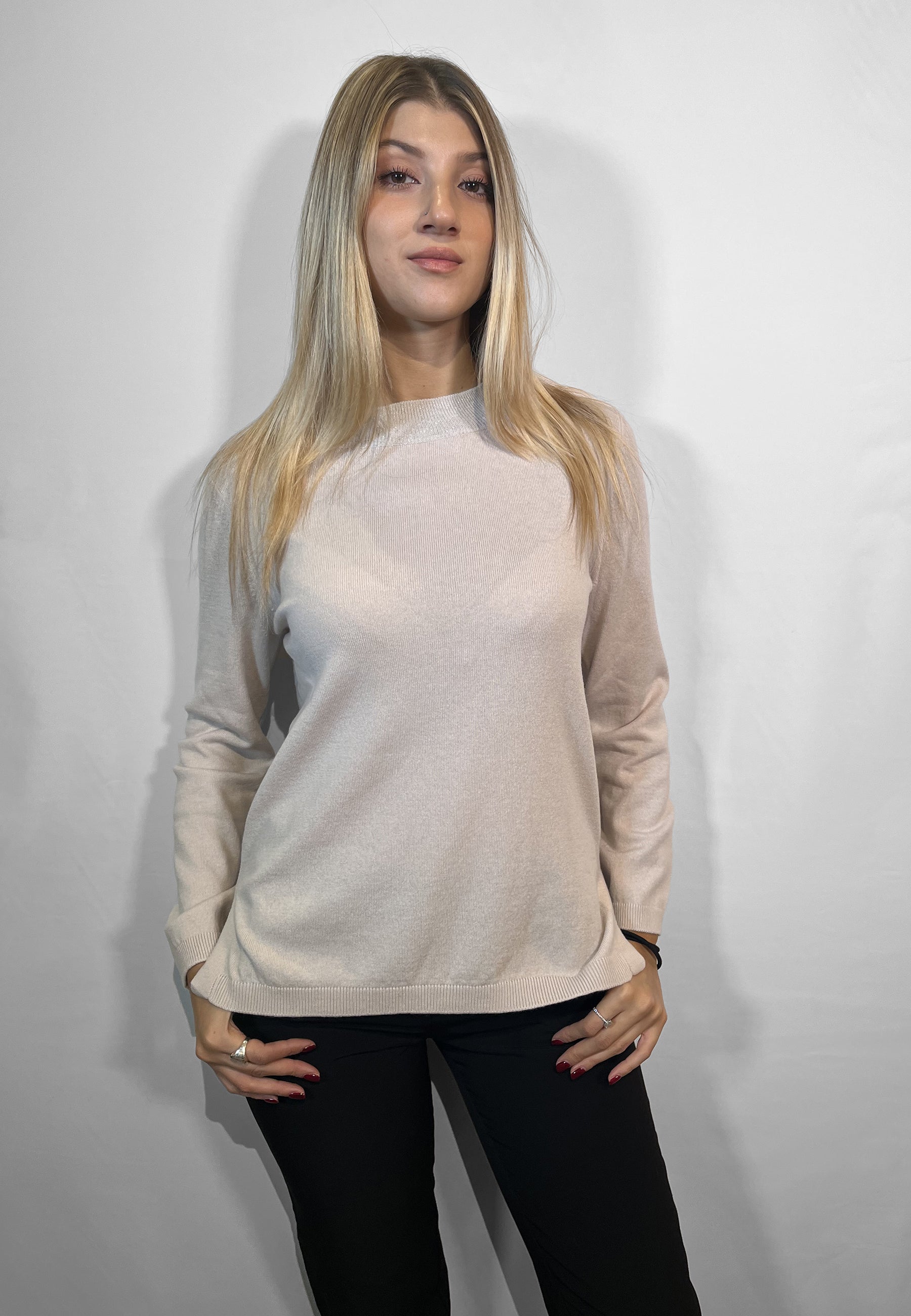 GRAN SASSO Maglia Donna Manica Manica Lunga Lana Cashmere ART. 57290/12863