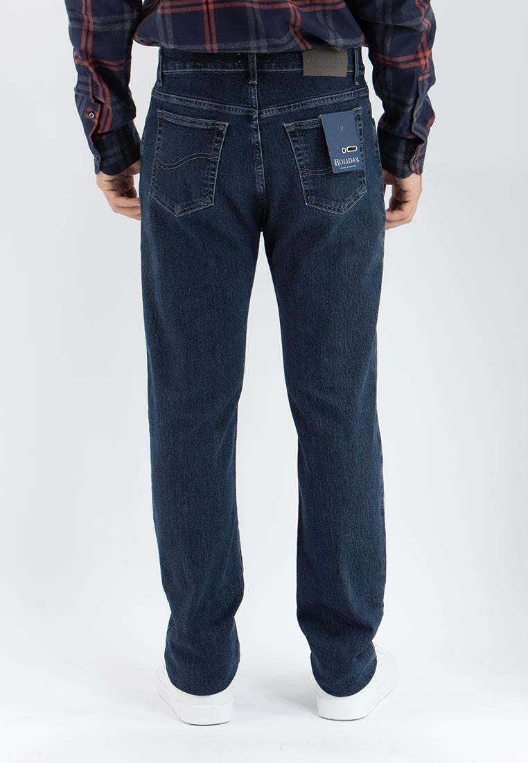 Jeans Holiday Elasticizzato, Stone Wash, Primavera, Autunno, Regular Fit - Foto 2