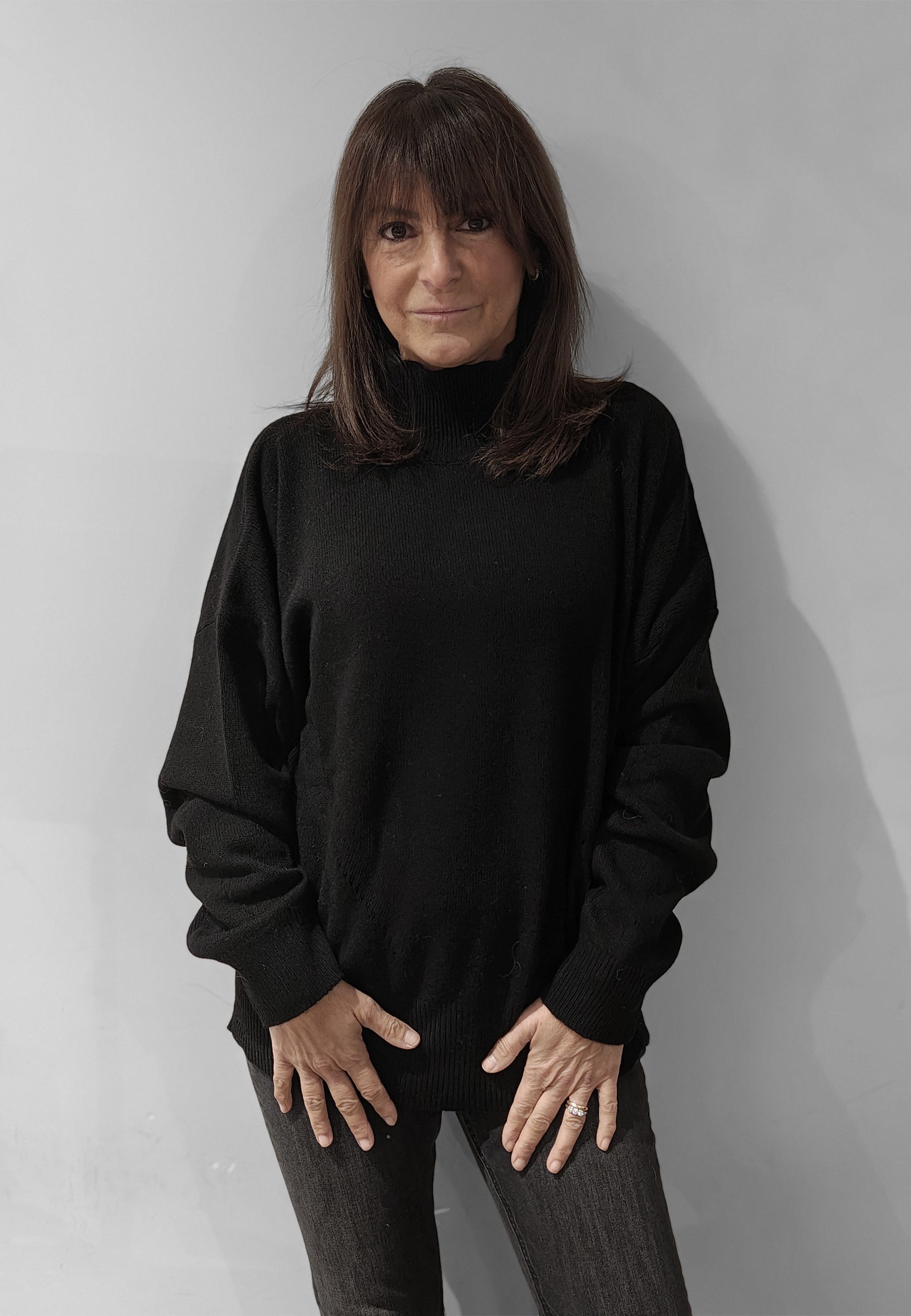 VICOLO Maglia Donna Lupetto Unita Morbida Calda ART. 77359F