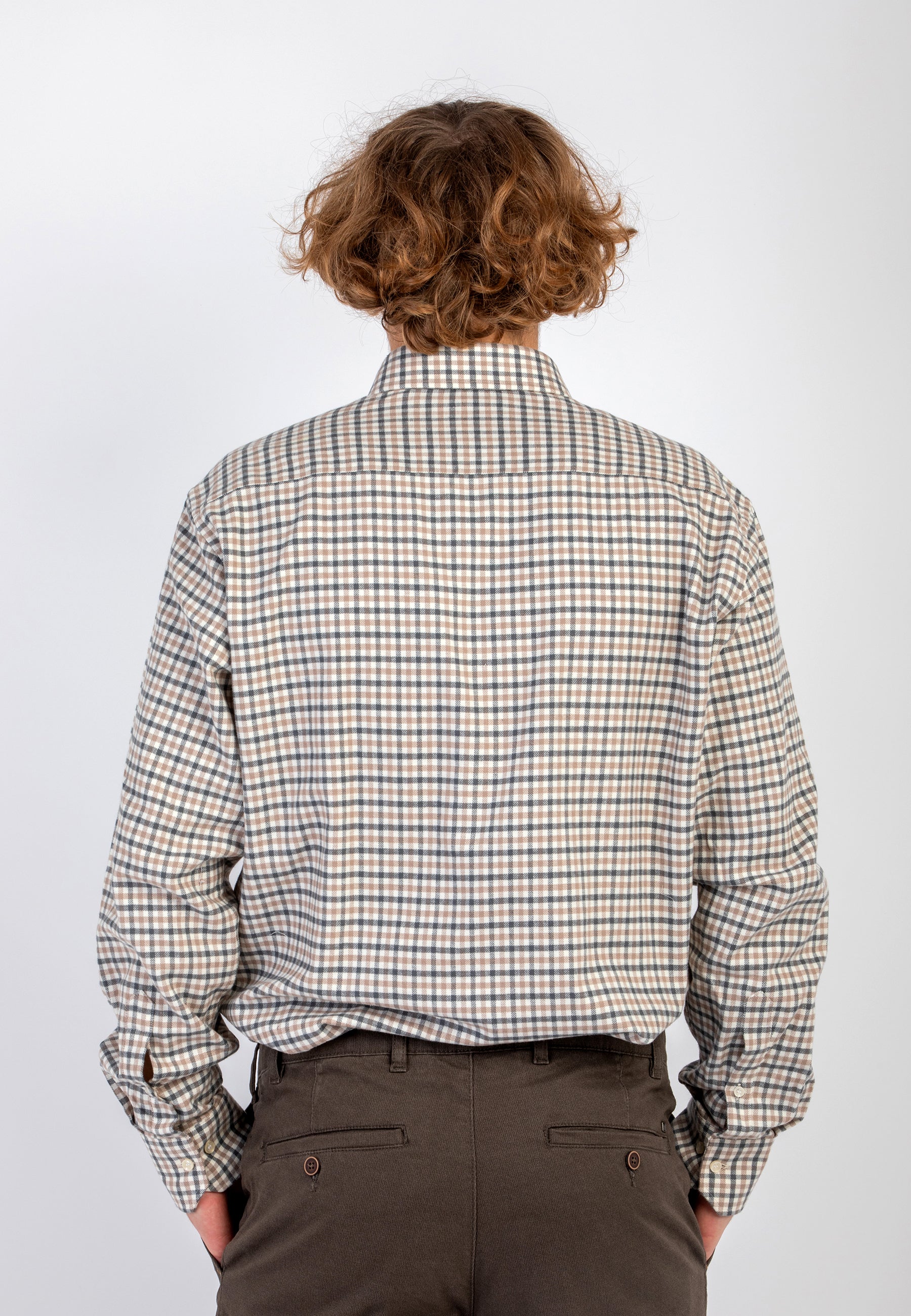 Camicia Uomo In Flanella A Quadri – Modello Madera – Cotone Morbido – XX-Large – Ideale Per Autunno E Costume