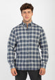 INGRAM Camicia Uomo Manica Lunga Flanella Scozzese ART. 5W037-REG-B-T