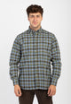 INGRAM Camicia Uomo Manica Lunga Flanella Puro Cotone ART. 5W083-REG-B-T