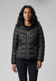 YES ZEE Piumino Donna Corto Chiusura Zip Trapuntato Tinta Unita J007M500