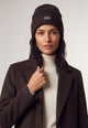 YES ZEE Berretto Donna Bordo Contrasto Lamé Invernale K005BN00