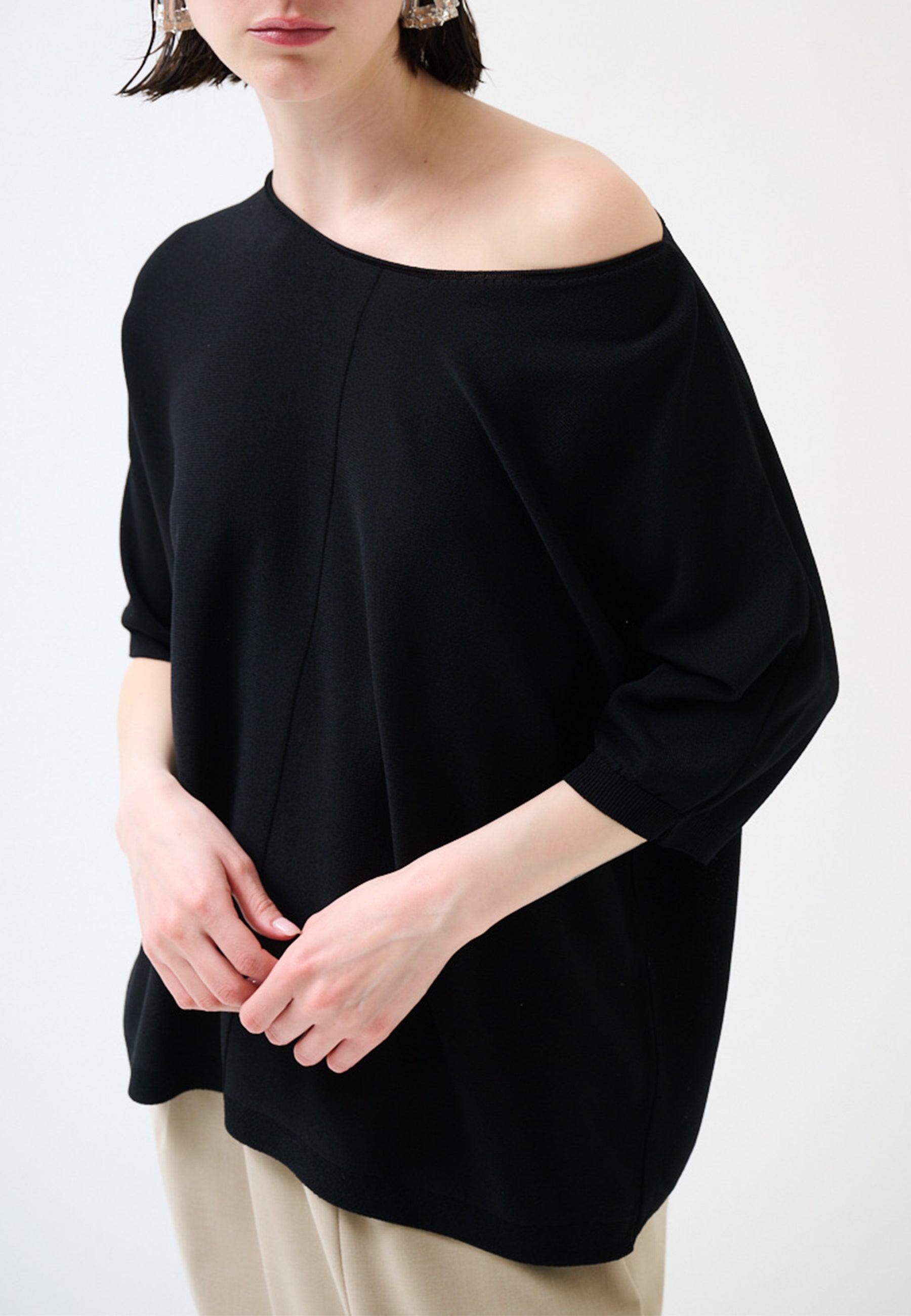 KIKISIX Maglia Donna M/M Over Viscosa Leggera KXMA2507