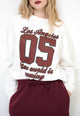 KIKISIX Felpa Donna Cotone Oversize ART. KXMA1592