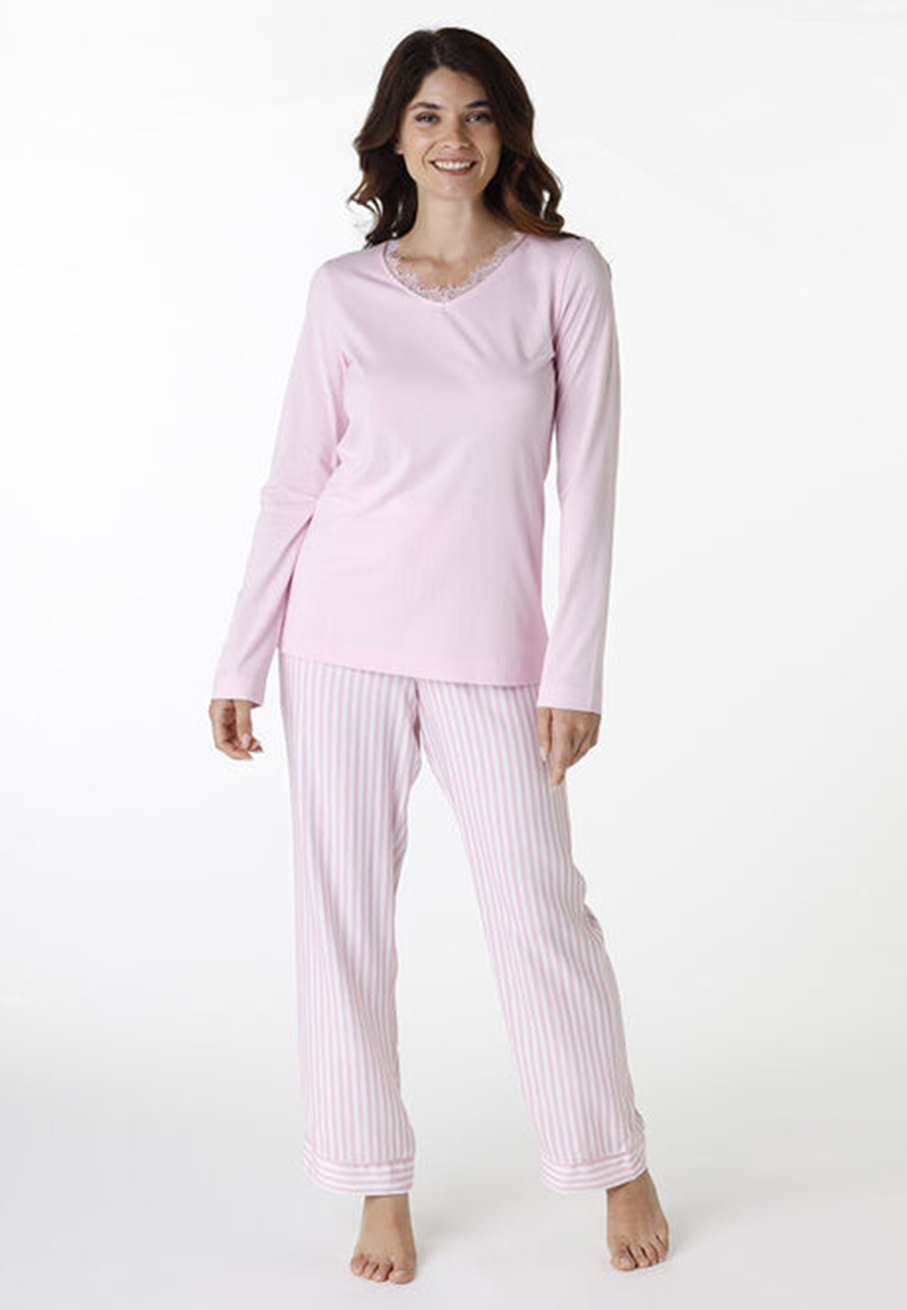 Pigiama Donna Manica Lunga Modal Leggero LOVABLE 9L0DMU