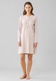 NOI DI NOTTE Camicia Notte Donna Lunga Cotone Felpato LA003625