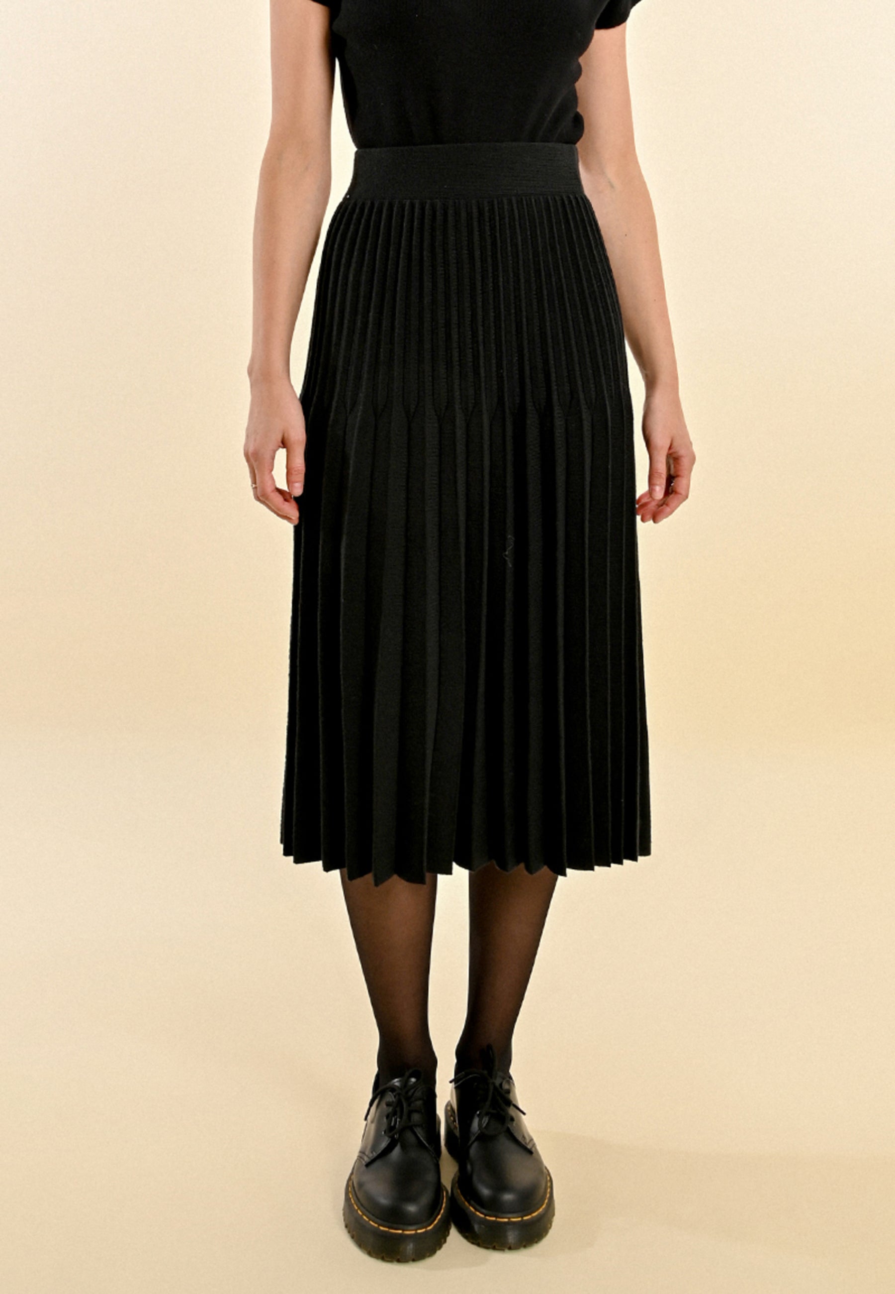 Gonna Svasata Plisettata in Maglia MOLLY BRACKEN LA1647CN