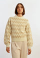 Maglia Donna Girocollo Zig Zag MOLLY BRACKEN LAL498CH