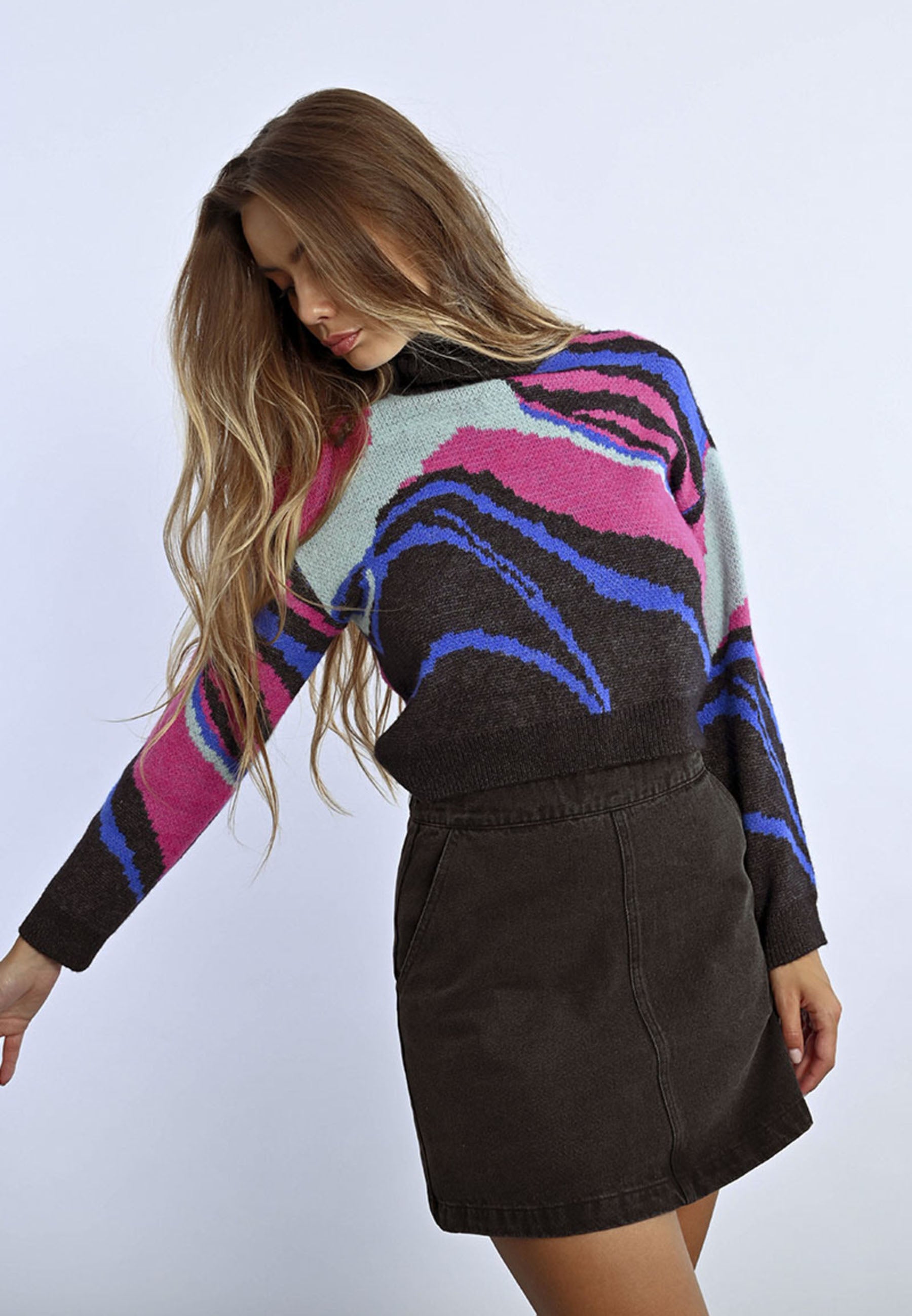 Maglia Donna Multicolore Optical MOLLY BRACKEN LAL509CH