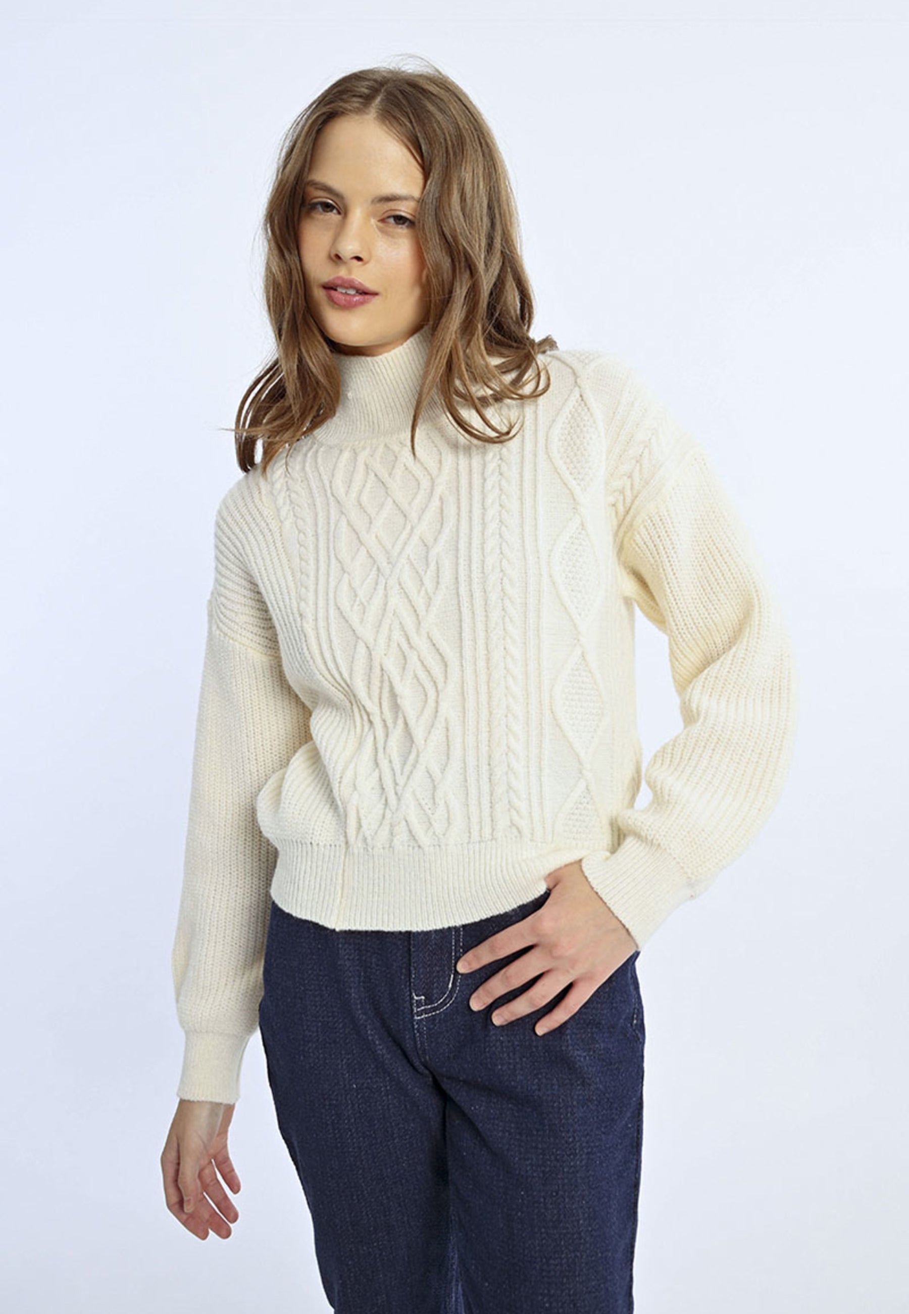 Lupetto Donna Maglia Lavorato MOLLY BRACKEN LAL512CH