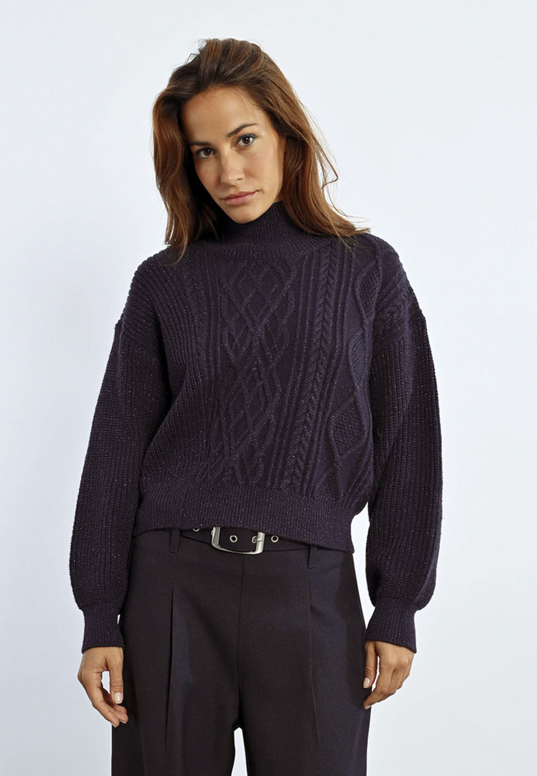 Lupetto Donna Maglia Lavorato MOLLY BRACKEN LAL512CH