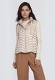 SATINETTE Gilet Donna Trapuntato Leggero Effetto Onda ART. LORY VEST 017
