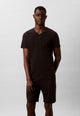 CALVIN KLEIN LV00NB4186 3 T-Shirt Uomo Scollo V Cotone