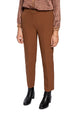 Pantalone dritto con profili in ecopelle LAURA BIAGIOTTI LB24I1802