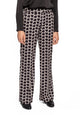 Pantalone Wide Leg Fantasia Bianco e nera LAURA BIAGIOTTI LB24I1812