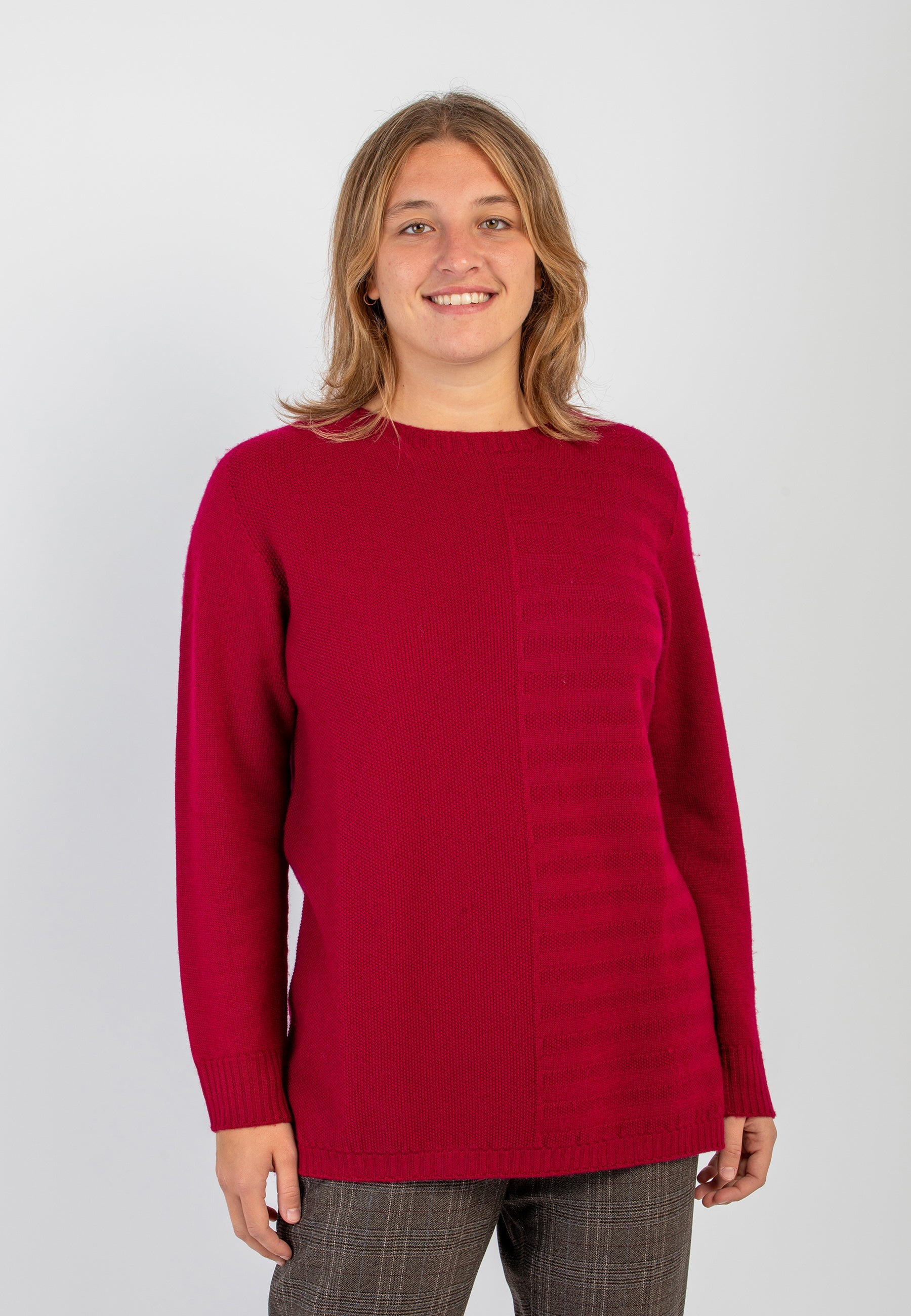 Maglia Donna Girocollo 100% Lana LE MORBIDE