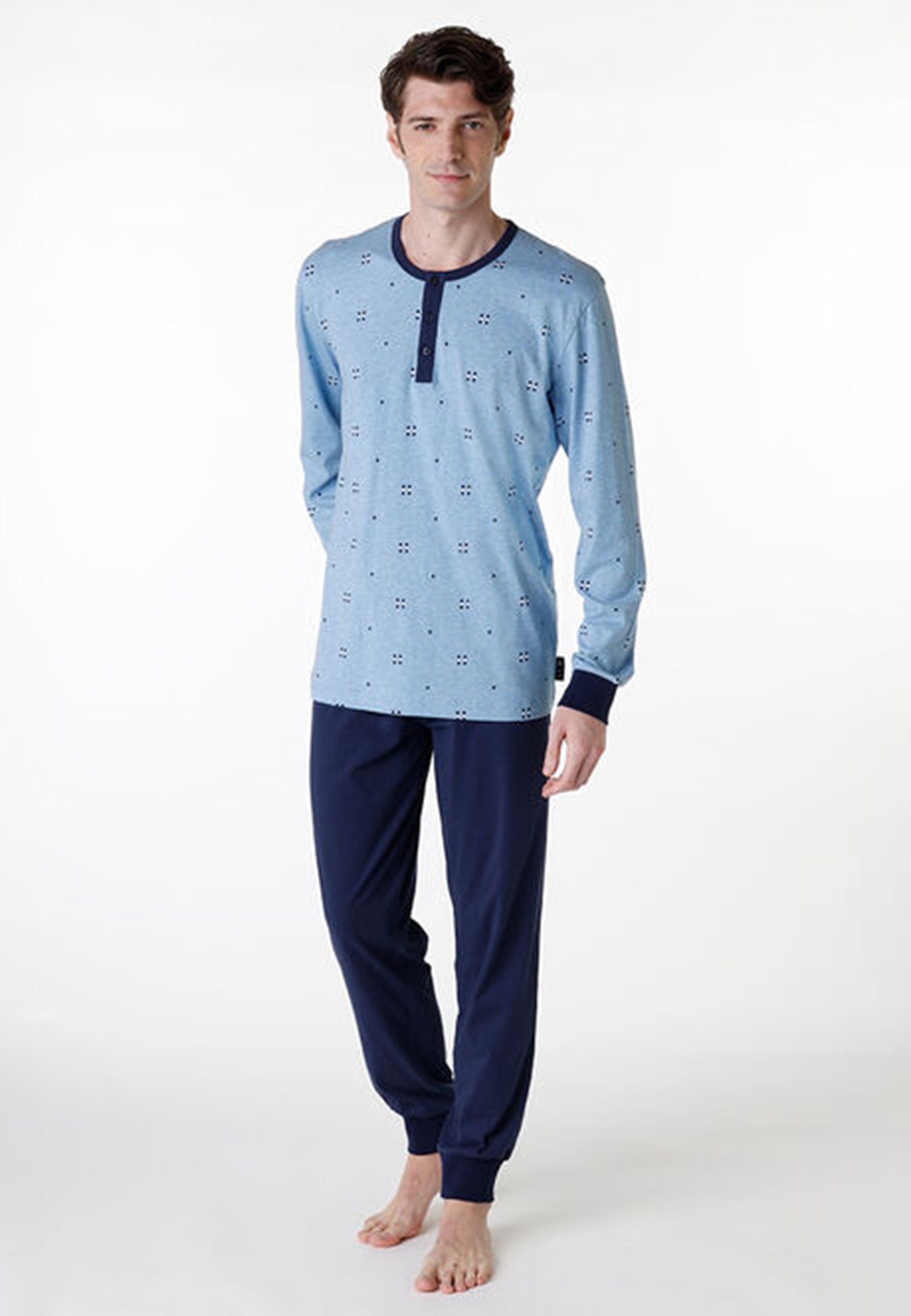 Pigiama Uomo Lungo 100% Cotone LOVABLE 9L0DAH