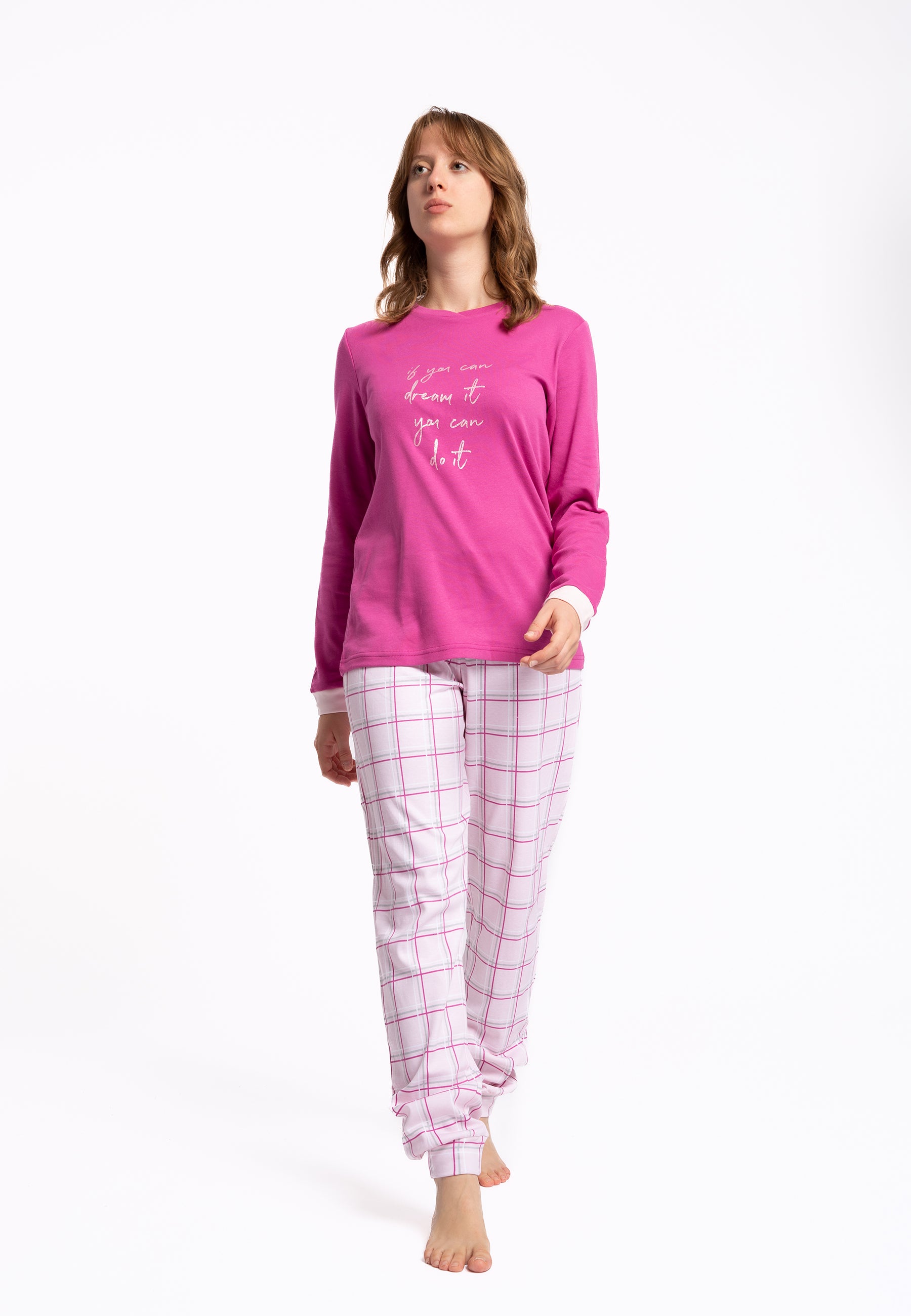 Pyjama Tezenis Pigiami Donna Pile Pigiama Donna Pile Tezenis