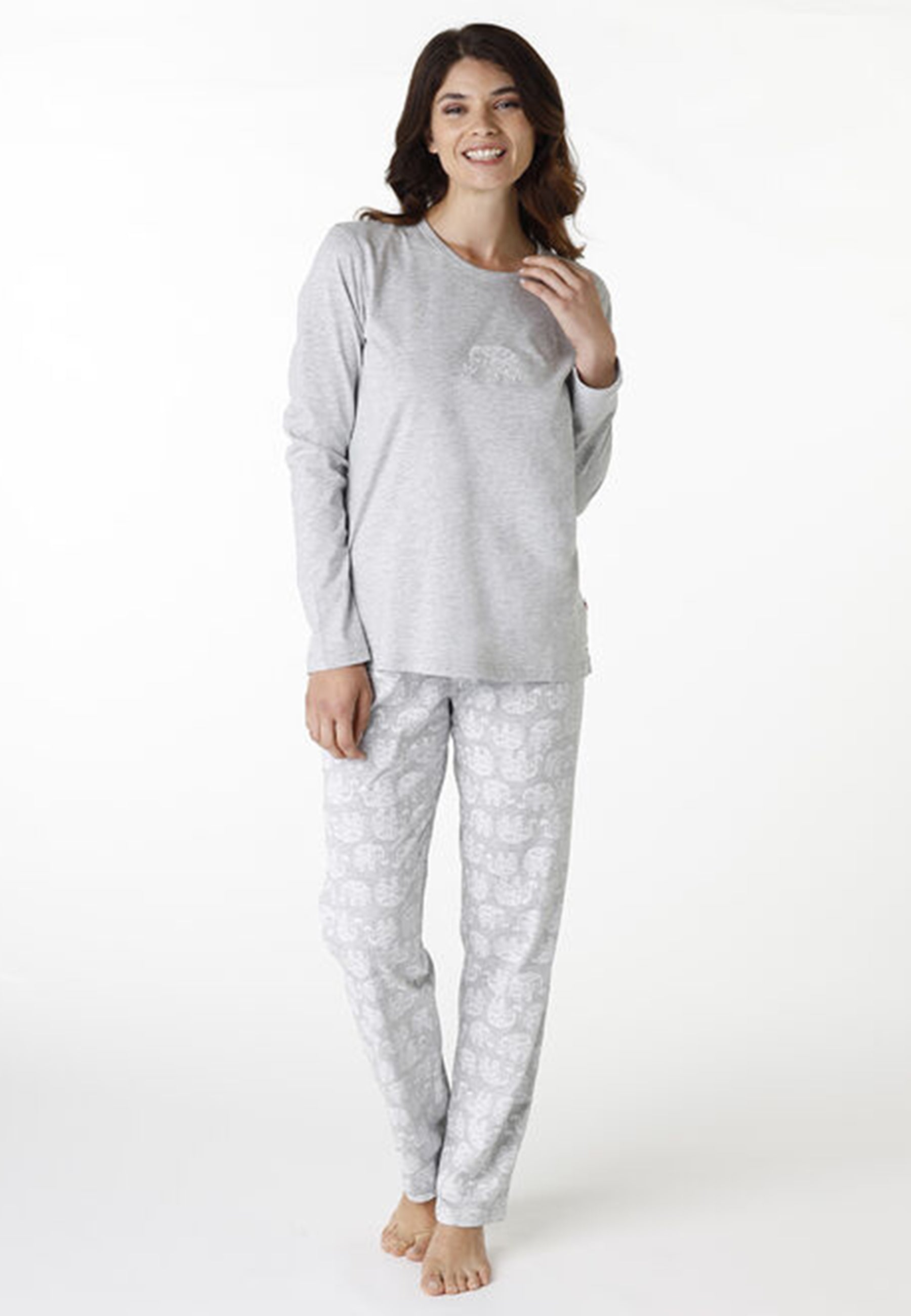 Pigiama Donna Lungo 100% Cotone Leggero LOVABLE 9L0DW8