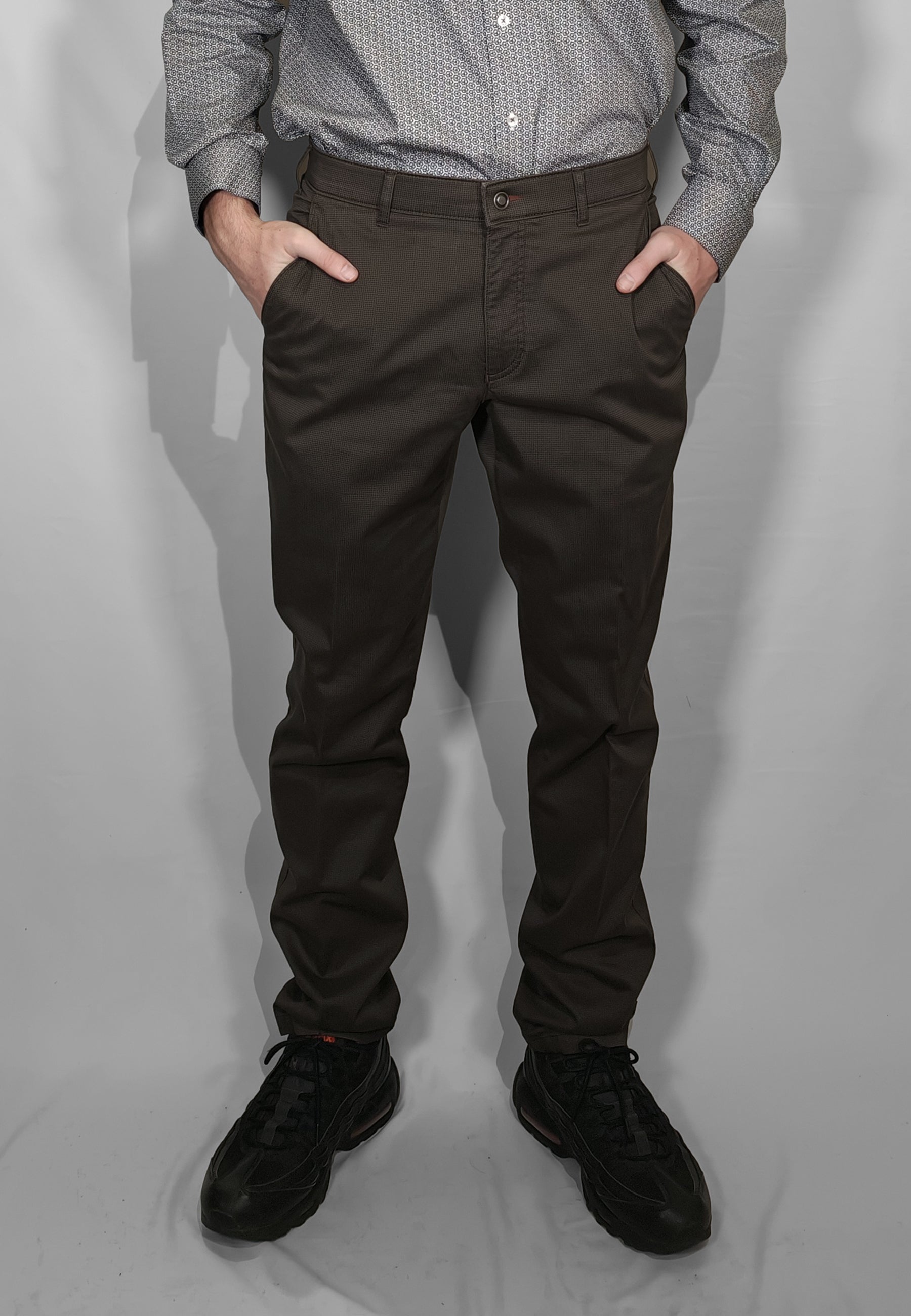 LUIGI MORINI Pantalone Uomo Cotone Felpato Microfan tasia ART. 4345 IMOLA