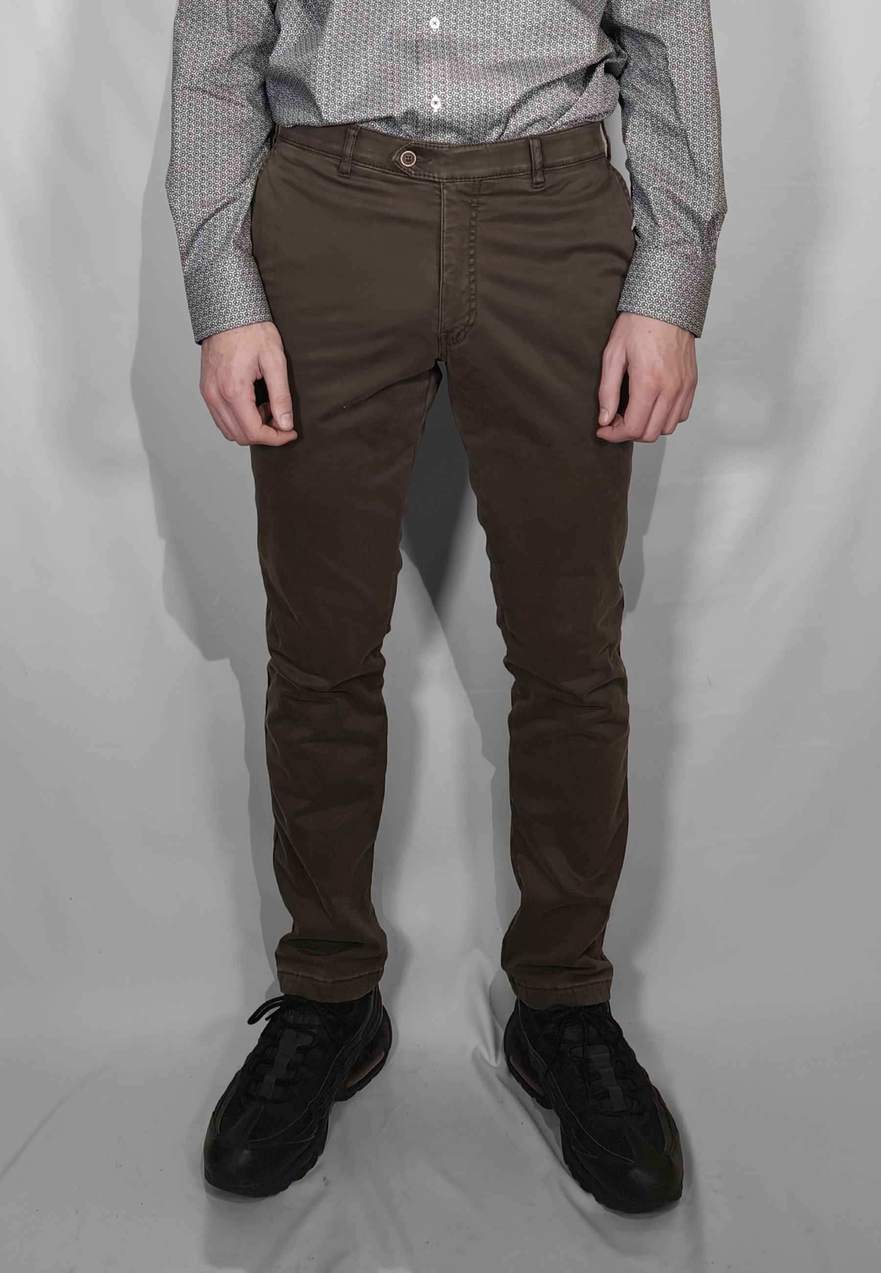 LUIGI MORINI Pantalone Uomo Cotone Felpato ART. 4348 TUX