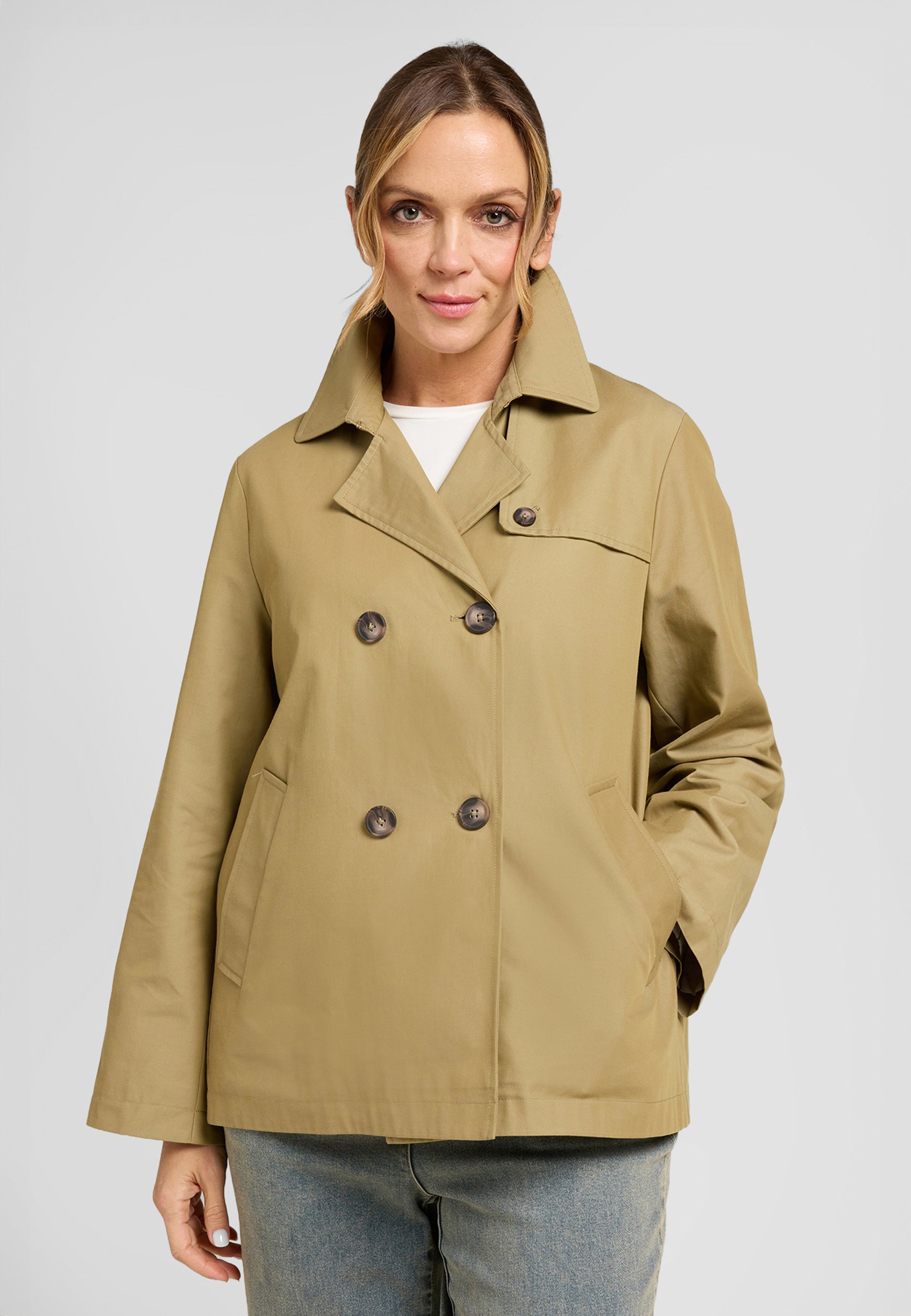 LUISA VIOLA Trench Corto Donna Doppiopetto Curvy ART. F768F0-0136