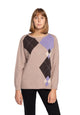 Maglia con losanghe LUISA VIOLA M440L0-25BM