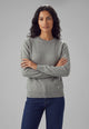 YES ZEE Maglia Donna Lunga Inserti Lamé Invernale Tinta Unita M022BL00