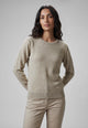 YES ZEE Maglia Donna Lunga Inserti Lamé Tessuto Caldo M058BN00