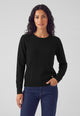 YES ZEE Maglia Donna Lunga Inserti Lamé Tessuto Caldo M058BN00