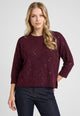 LUISA VIOLA Maglia Donna Lunga Pailettes Viscosa e Cashmere M136L0-53EM