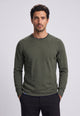 YES ZEE Maglia Uomo Lunga Girocollo Bordi in Contrasto Calda M860HL00