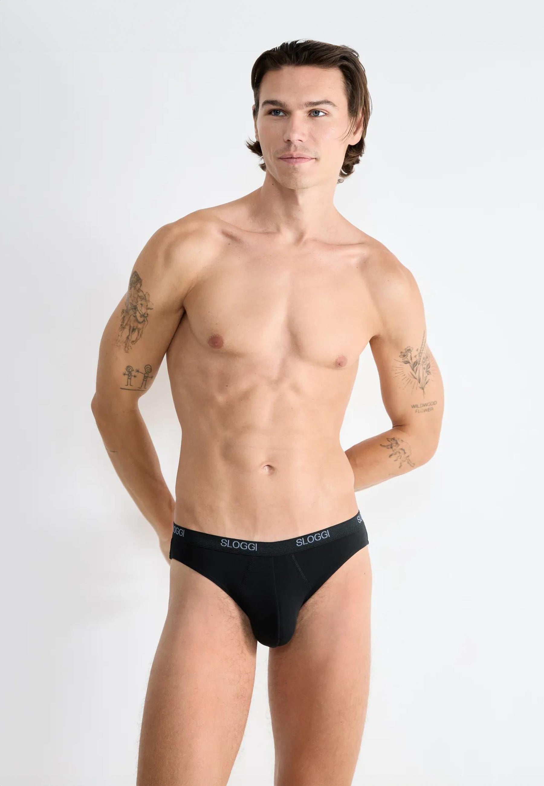 OFFERTA 4 PEZZI SLOGGI MEN BASIC MINI Slip Bassi Uomo
