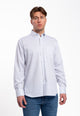 Camicia Uomo Manica Lunga 100% Cotone NO STIRO Quadretti INGRAM 69298-370-REG-B