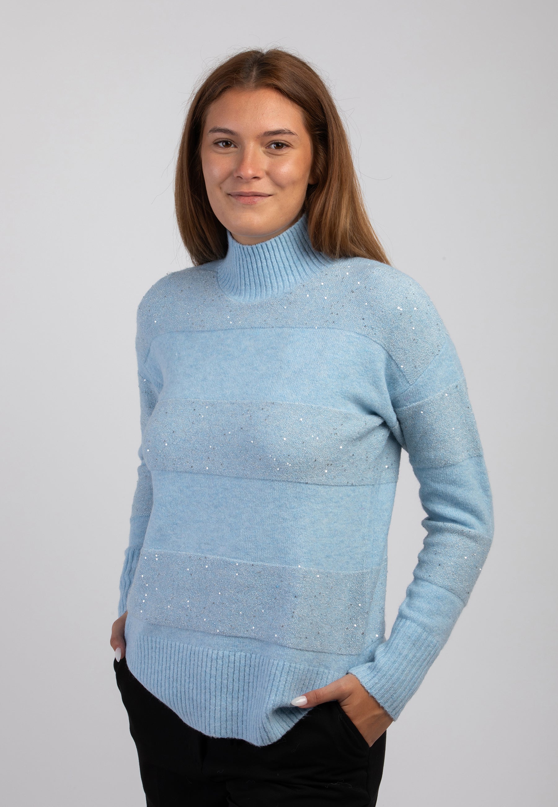 Maglia Lupetto Lavorata Lurex MARKUP MW760129