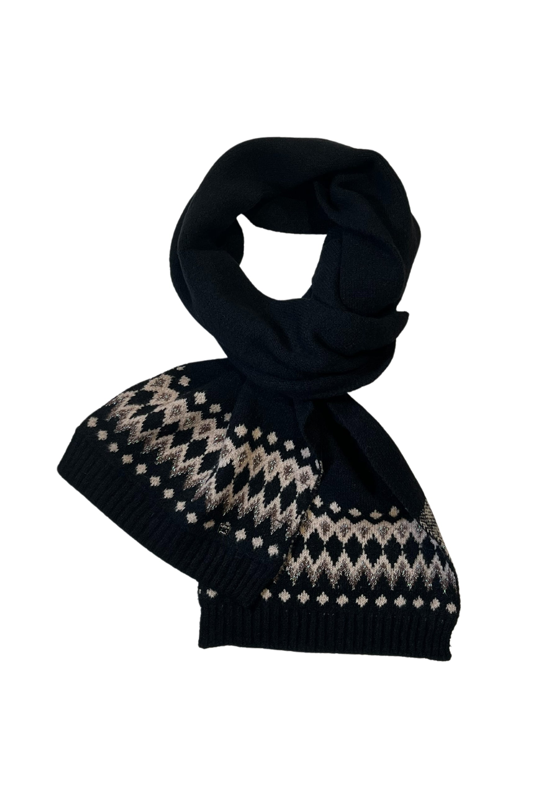 Sciarpone Donna Bordo Jackard MARKUP MW767405