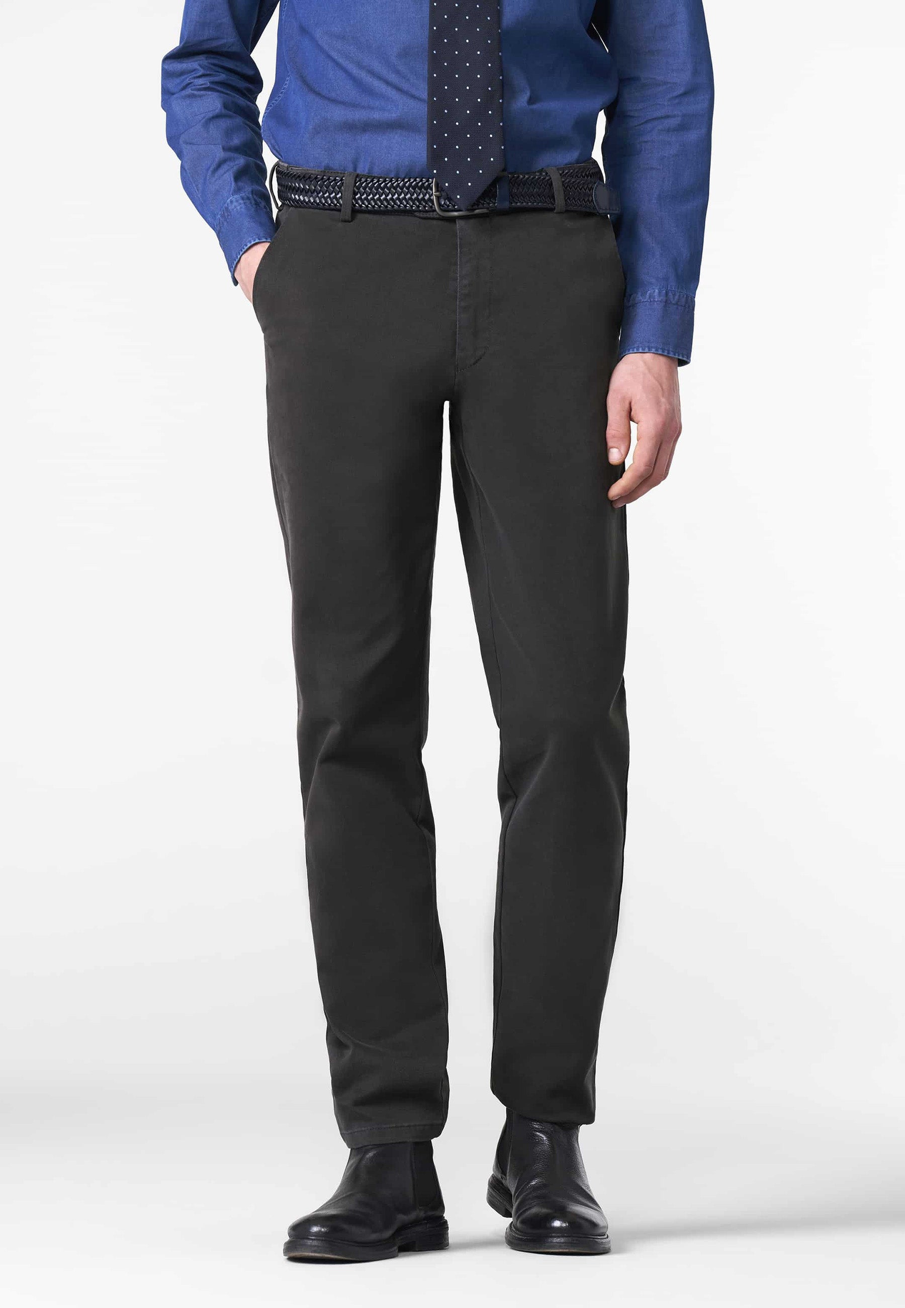 MEYER Pantalone Cotone Invernale Uomo Elastico in Vita ART. 5652 OSLO