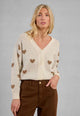 Cardigan Donna Manica Lunga Bottoni Lurex MOLLY BRACKEN LA1775DN