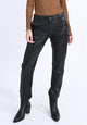Pantalone a sigaretta in ecopelle MOLLY BRACKEN T1502BN