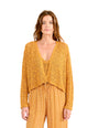 MOLLY BRACKEN LA1501CP Coprispalle traforato lurex