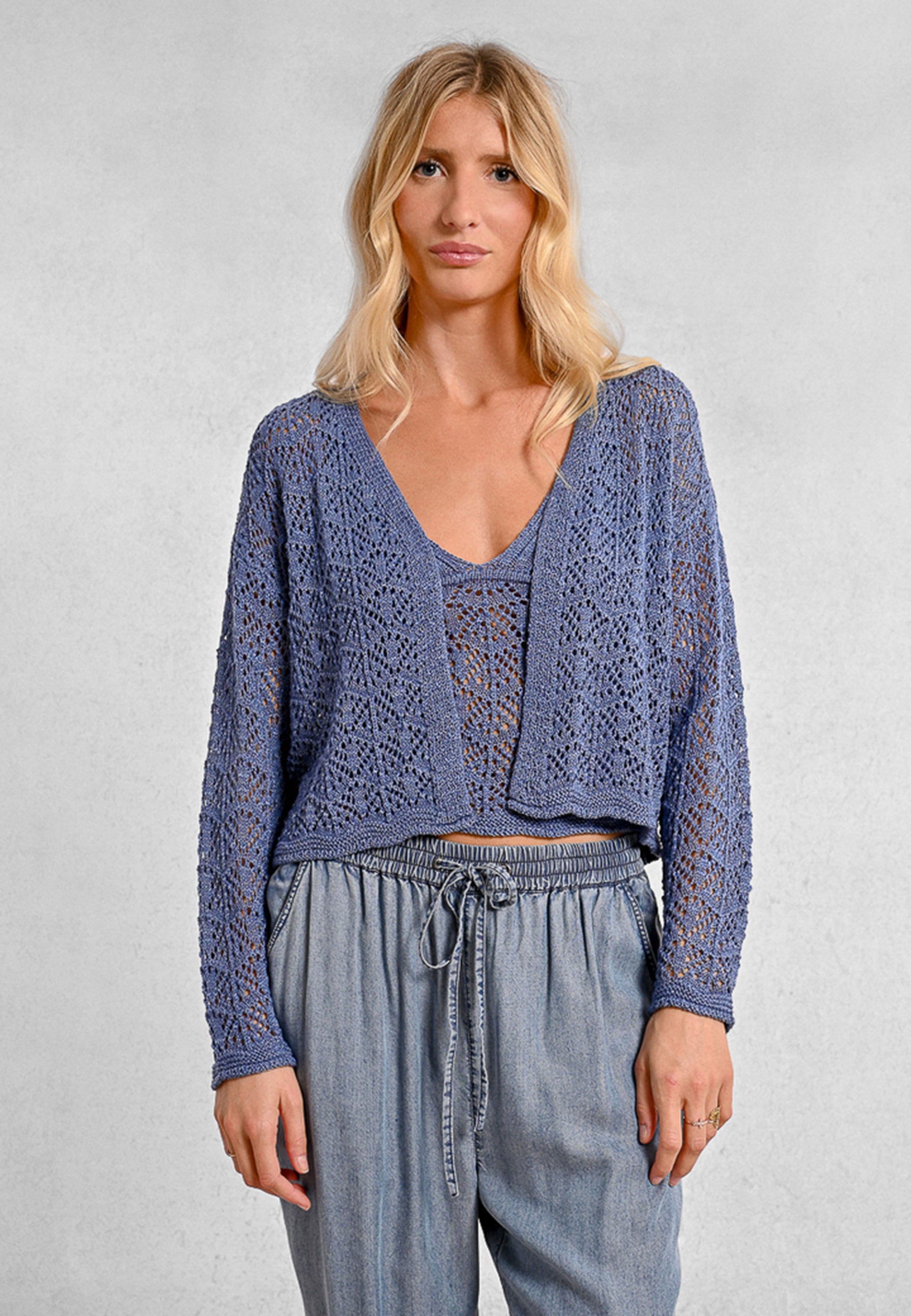 Giacca Coprispalle Donna Lavorata MOLLY BRACKEN LA1501DP