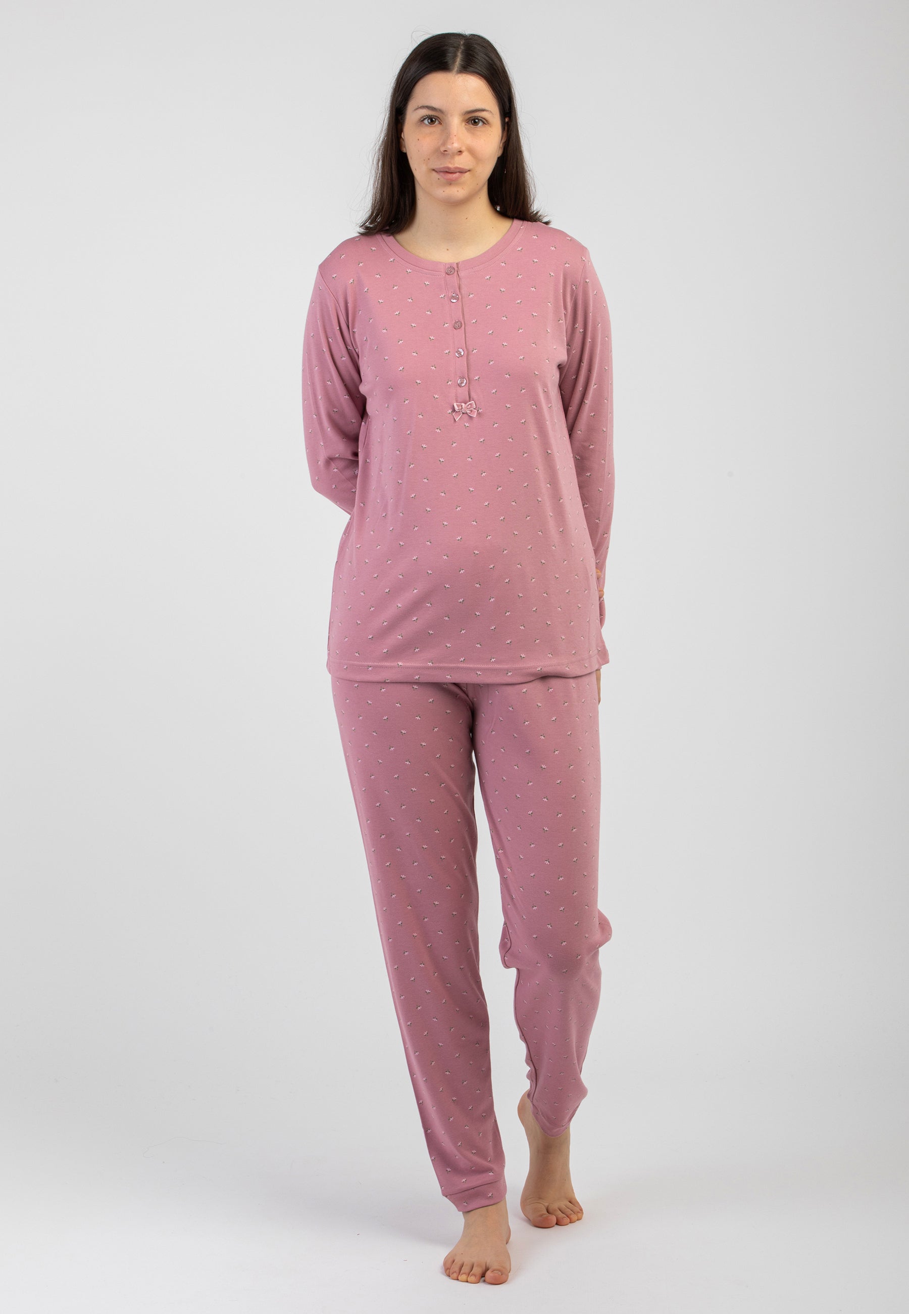 Pigiama Donna Cotone Felpato NOI DI NOTTE FA008806/8980