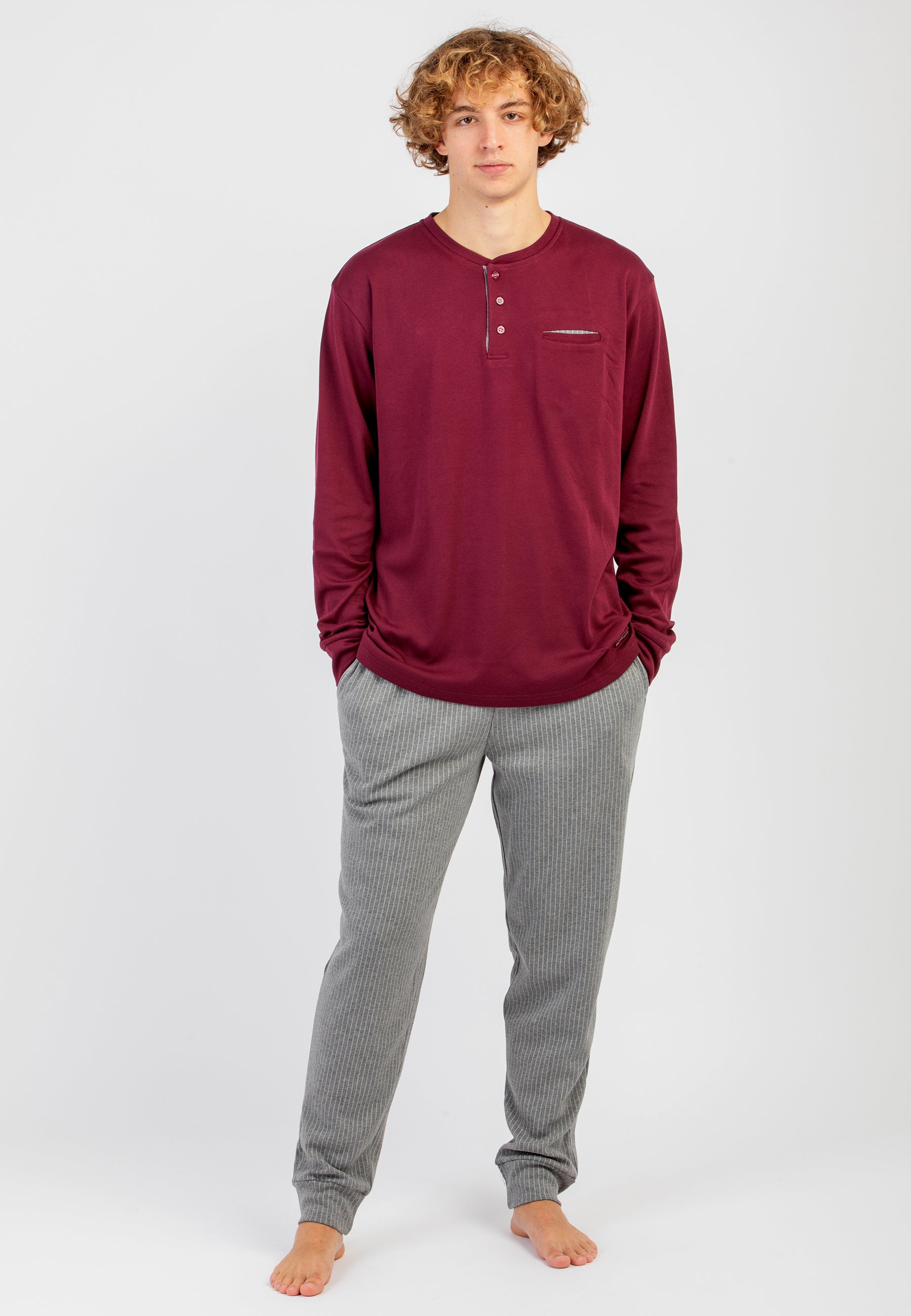 Pigiama Uomo Cotone Felpato NOI DI NOTTE FC002932/2998