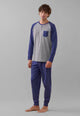 NOI DI NOTTE Pigiama Uomo Lungo Cotone Invernale ART. FC003134