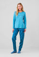 NOI DI NOTTE Pigiama Donna Lungo Cotone Invernale ART. FA009266