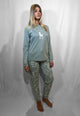 NOI DI NOTTE Pigiama Donna Lungo Cotone Felpato ART. FA009277