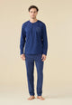 NOI DI NOTTE Pigiama Uomo Lungo Cotone Estivo ART. FC003292
